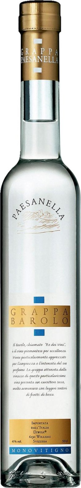 Paesanella Grappa di Barolo 50cl x6