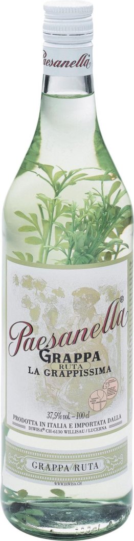 Paesanella Grappa Erba Ruta 100cl x6