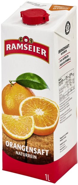 Ramseier Orangensaft 100% Tetra 100cl x12