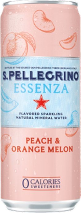 S.Pellegrino Essenza Pfirsich & Melone, Dose 33cl x24