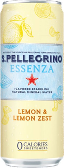 S.Pellegrino Essenza Zitrone & Zitronenschale, Dose 33cl x24