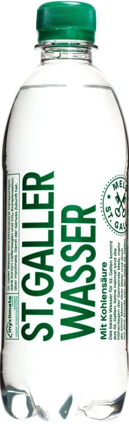 St. Galler Wasser mit CO2 PET 50cl x24