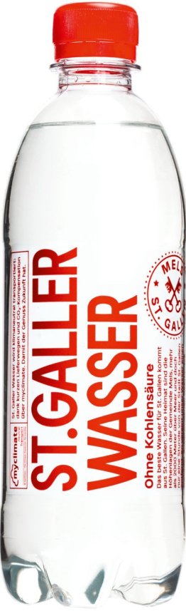 St. Galler Wasser ohne CO2 PET 50cl x24
