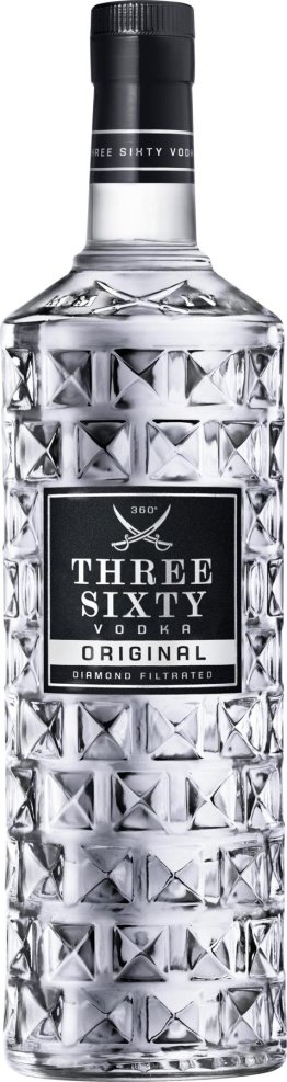 Three Sixty Vodka Original, 300cl x2