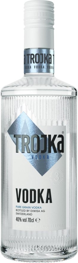 Trojka Vodka Pure Grain 70cl x6