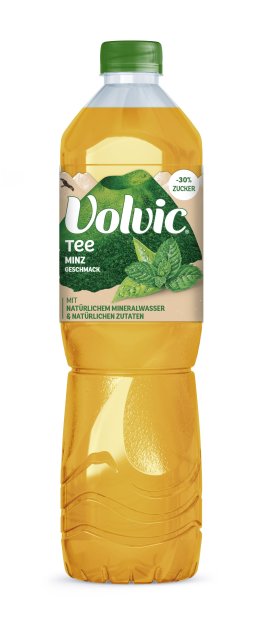 Volvic Grüntee Minze PET Schrumpfpack 150cl x6