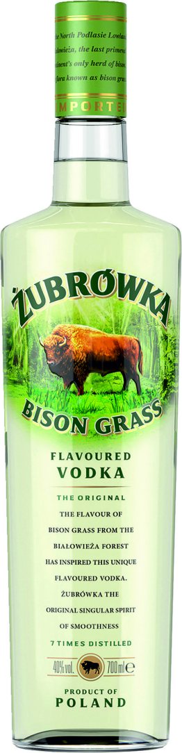 Zubrowka Bison Gras Vodka 70cl x6