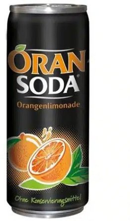 Crodo Oran Soda Tray 24x 0.33 l Dose Alu Einweg 33cl x24