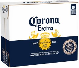 Corona Extra Karton 10 x 0.33 l Flasche Glas Einweg 33cl x10