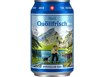 Appenzeller Quöllfrisch hell Dose 24er Pack 33cl x24