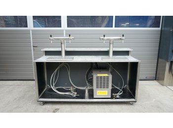 Barelement mit Bier Duchlaufkühler 2 Meter