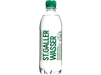St. Galler Wasser mit CO2 PET 50cl x24